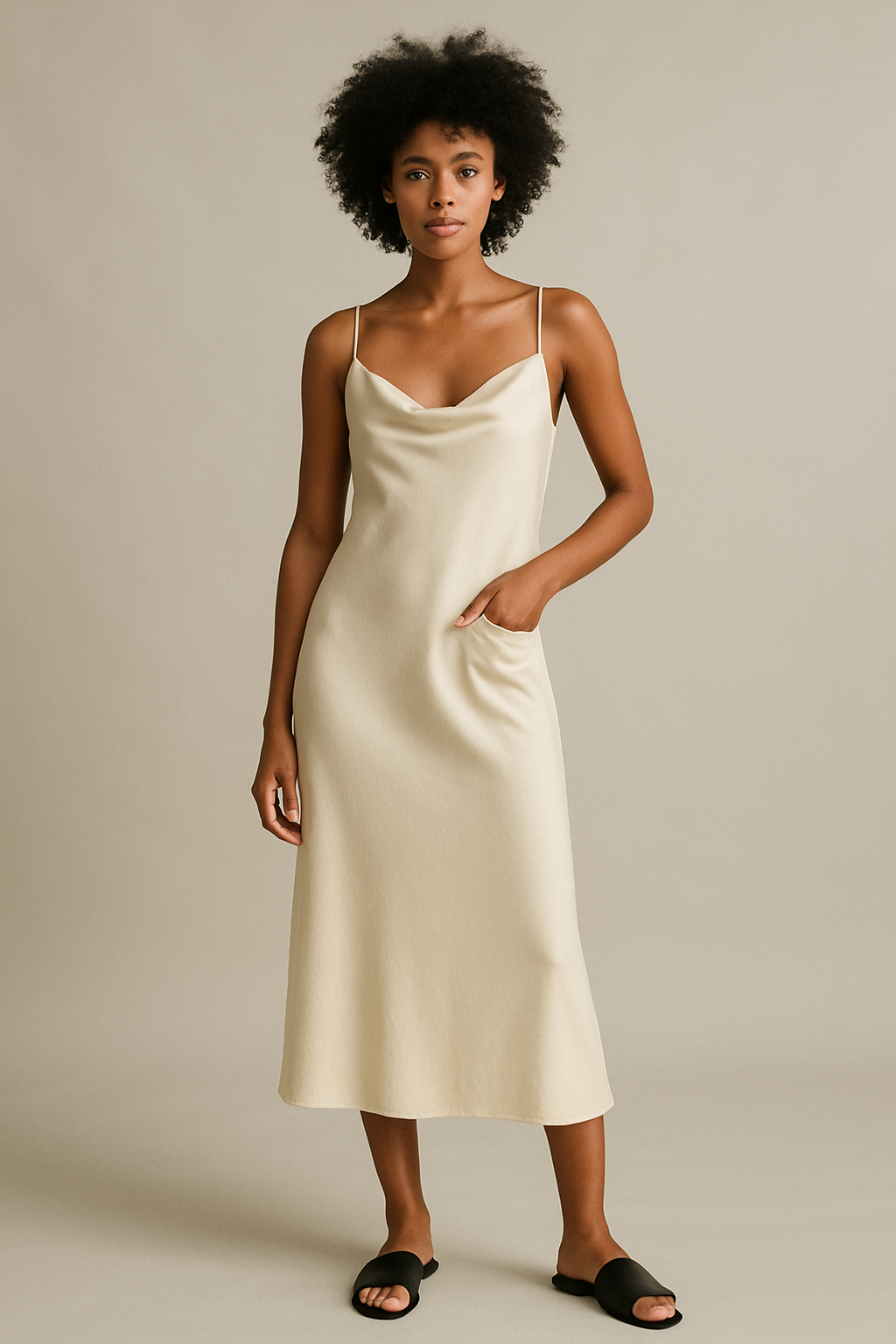 Sophie | Midi Slip Dress