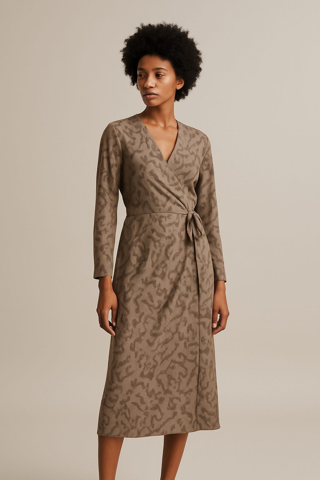 Emma | Printed Wrap Dress