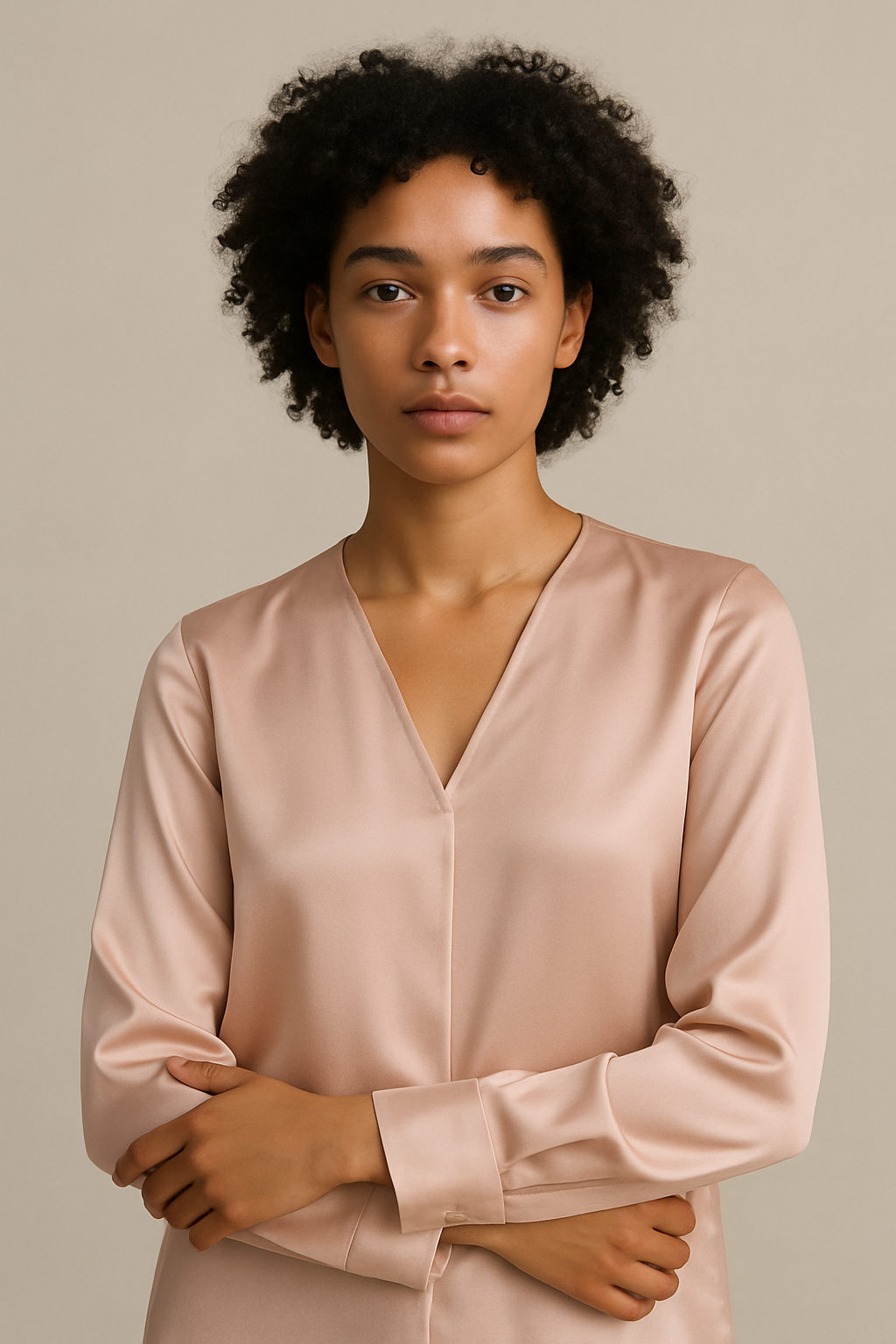Clara | Silk Blend Blouse